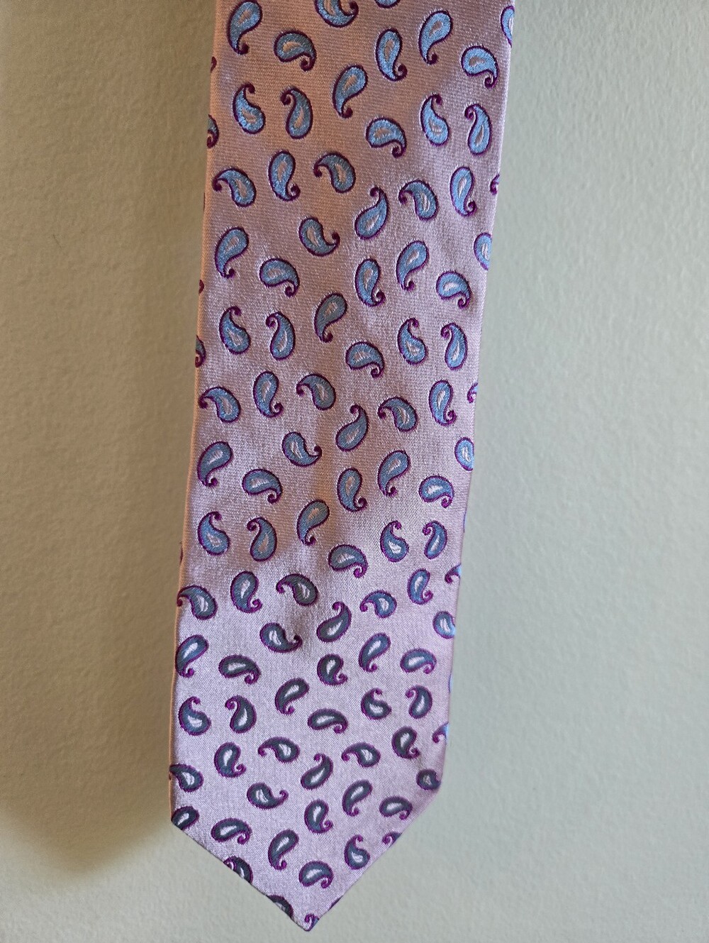 TED BAKER LONDON I Paisley Tie I pink blue